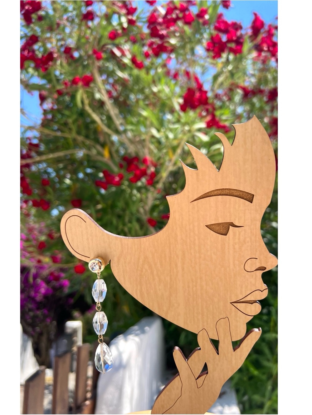 Anthropologie Multi Crystal Drop Earrings